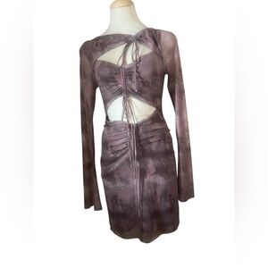 Chic Mauve Cut-Out Dress Princess Polly